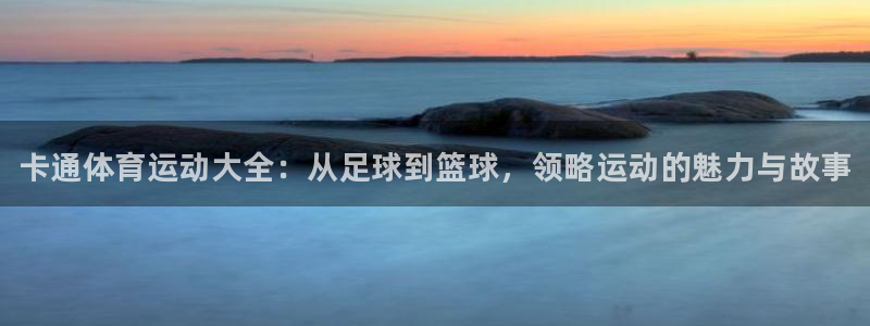 尊龙官网下载联系电话：卡通体育运动大全：从足球到篮球