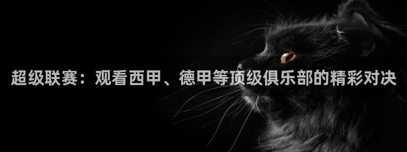 绿茵足球直播间：超级联赛：观看西甲、德甲等顶级俱乐部的精彩对决